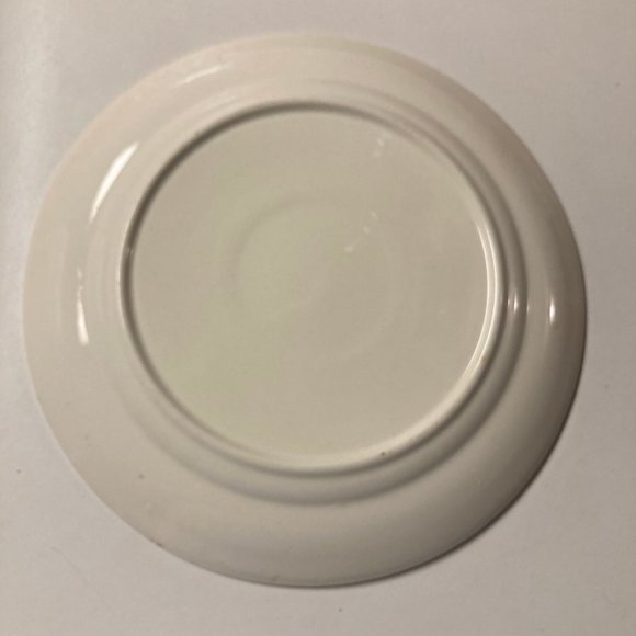 Vintage Dinner Plates (2) 9 Inches with Pink & Blue Flowers / Roses - Picture 3 of 16